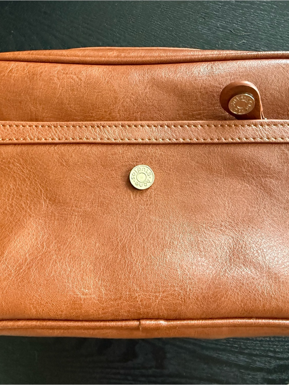 Acne orange leather interior with silver zipper hardware - Picture 8 of 11